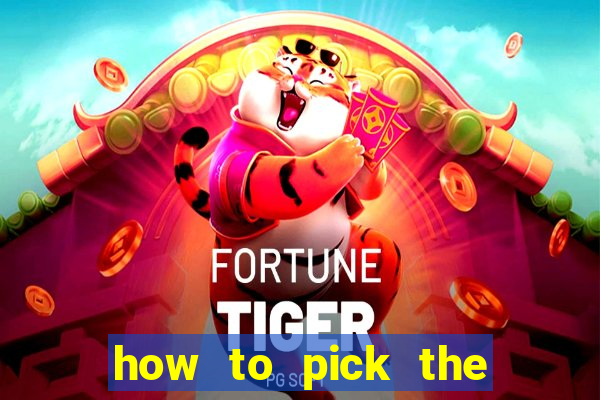 how to pick the right slot machine to win