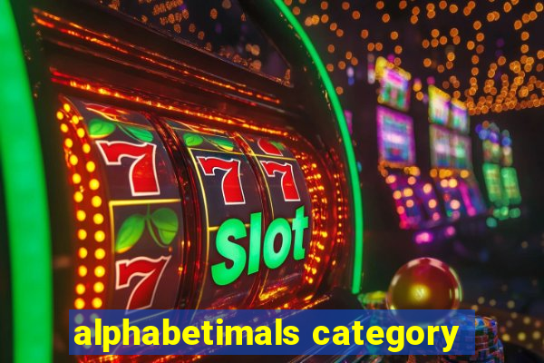 alphabetimals category