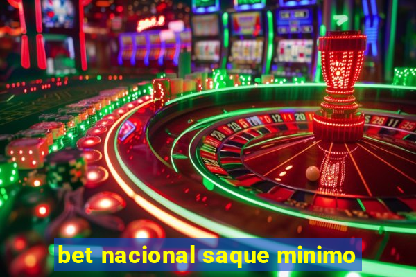 bet nacional saque minimo