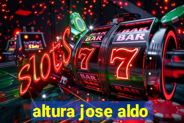 altura jose aldo