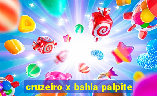 cruzeiro x bahia palpite