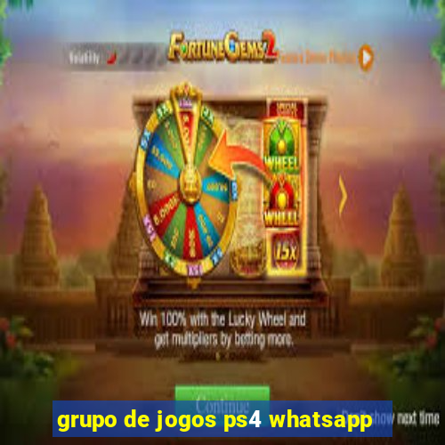 grupo de jogos ps4 whatsapp