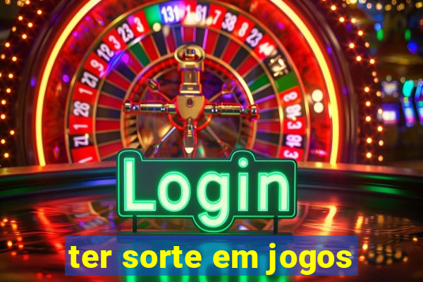 ter sorte em jogos