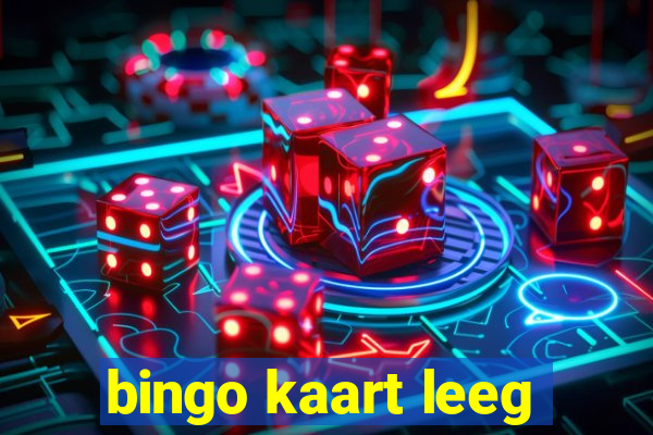 bingo kaart leeg