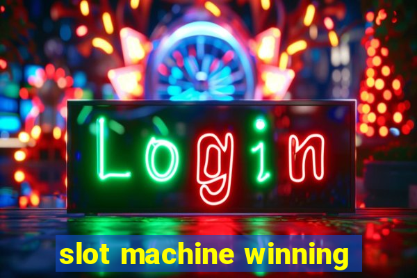 slot machine winning