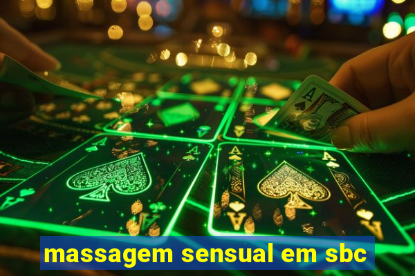 massagem sensual em sbc