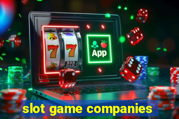 slot game companies