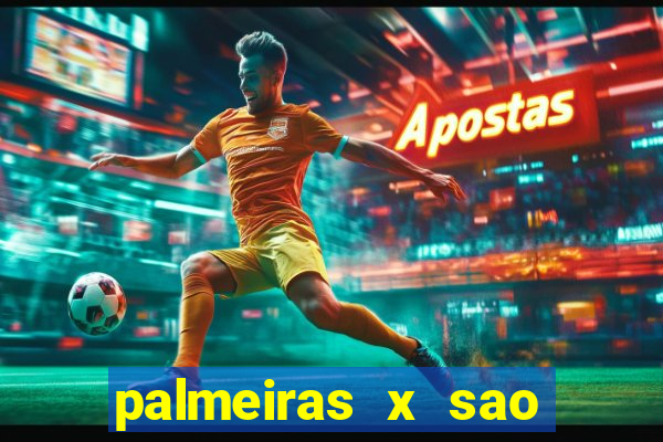 palmeiras x sao paulo palpite