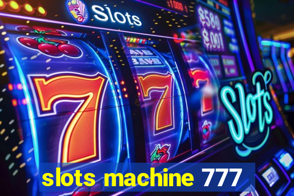 slots machine 777