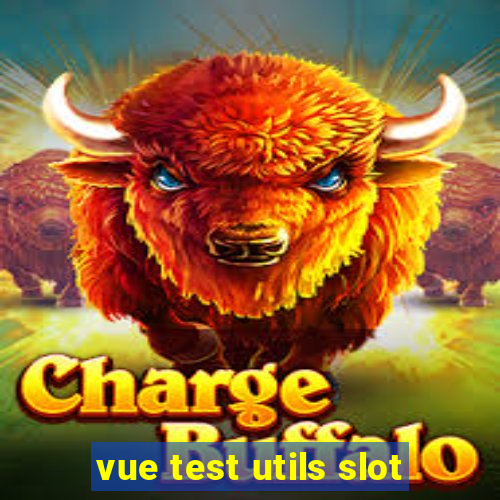 vue test utils slot