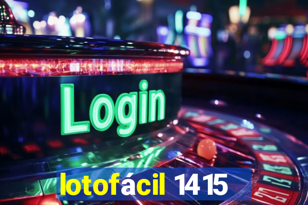 lotofácil 1415