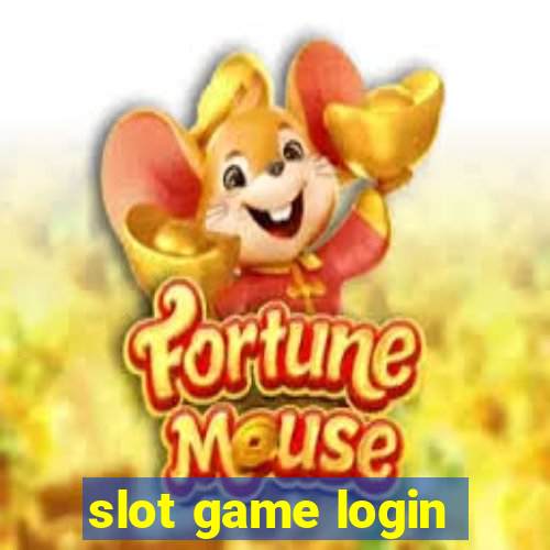 slot game login