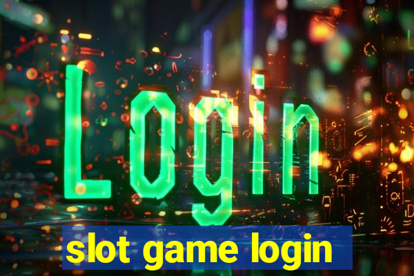 slot game login