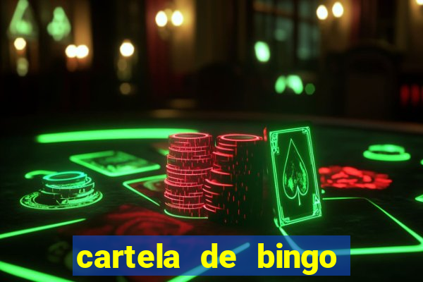 cartela de bingo para imprimir gratis