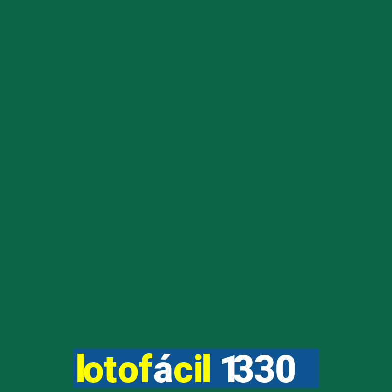 lotofácil 1330