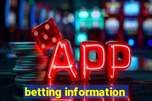 betting information