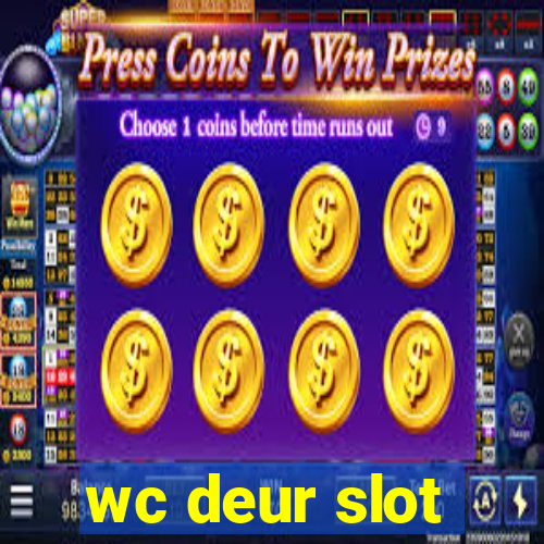 wc deur slot