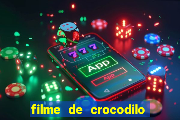 filme de crocodilo na áfrica