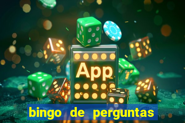 bingo de perguntas e respostas