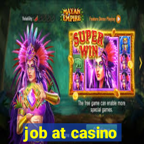 job at casino