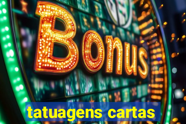 tatuagens cartas