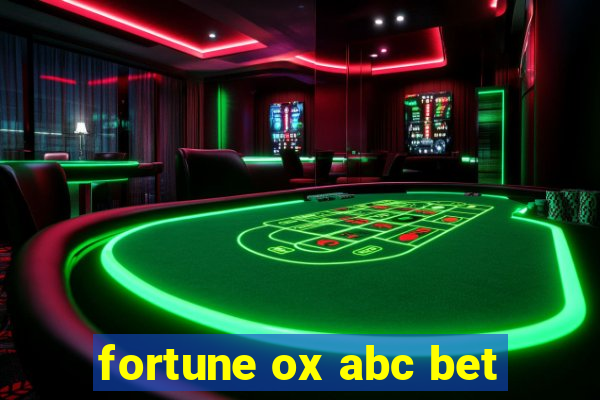 fortune ox abc bet