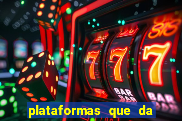 plataformas que da bonus para jogar