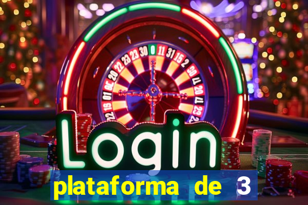 plataforma de 3 reais jogo