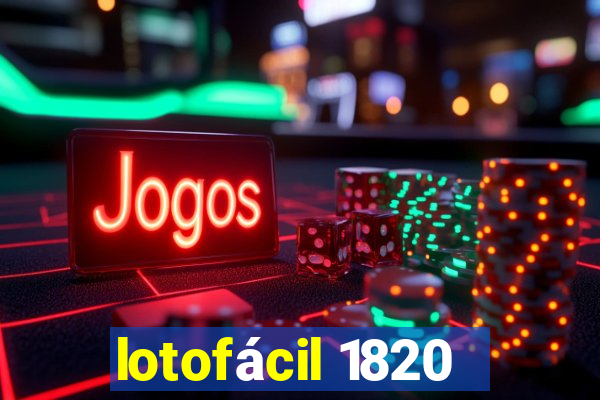 lotofácil 1820