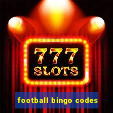 football bingo codes