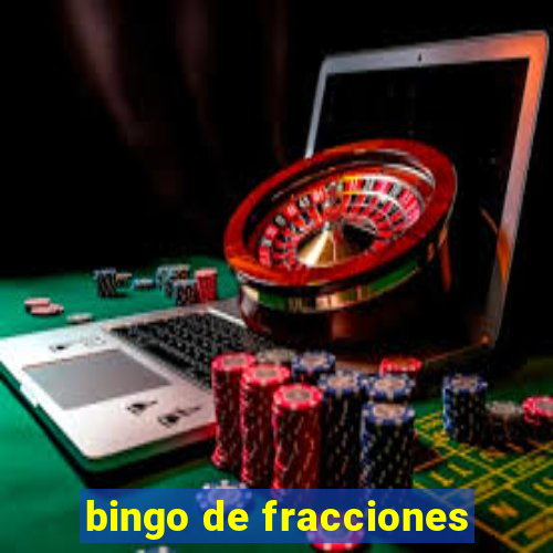 bingo de fracciones