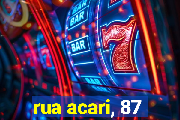 rua acari, 87