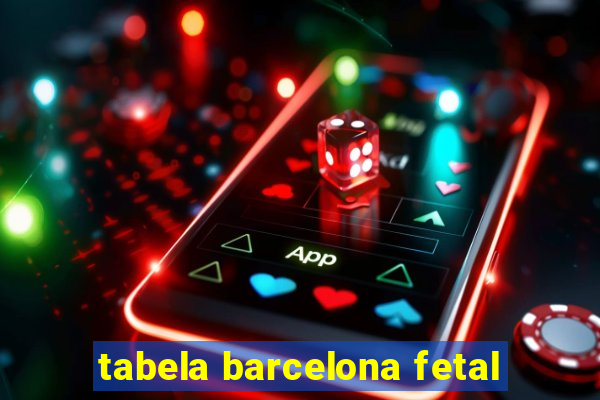 tabela barcelona fetal