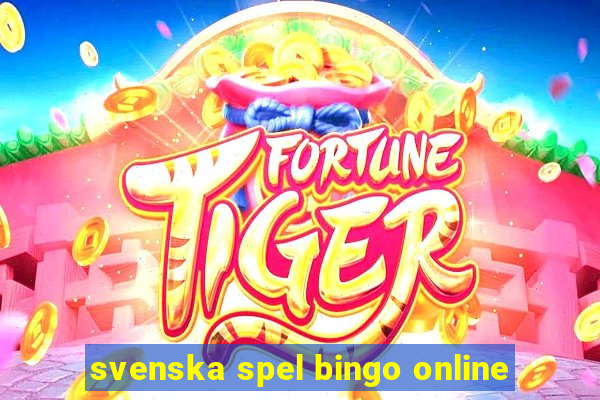 svenska spel bingo online