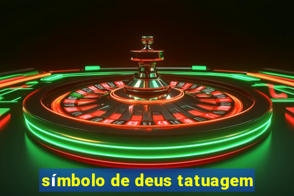 símbolo de deus tatuagem