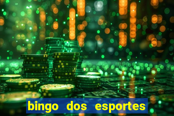 bingo dos esportes para imprimir