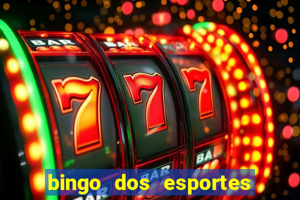 bingo dos esportes para imprimir