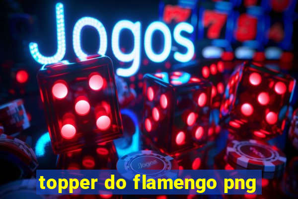 topper do flamengo png