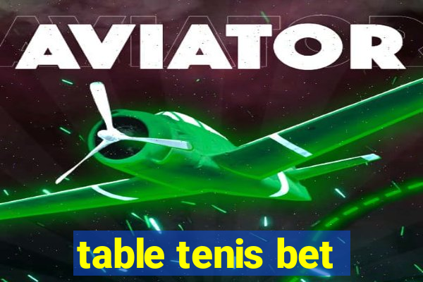 table tenis bet