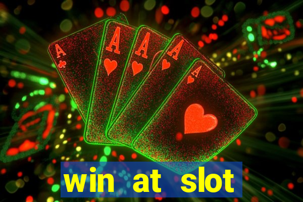 win at slot machines in casinos