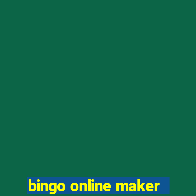 bingo online maker