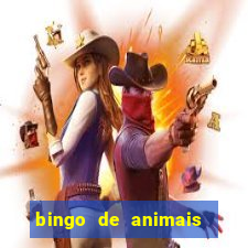 bingo de animais para educa??o infantil