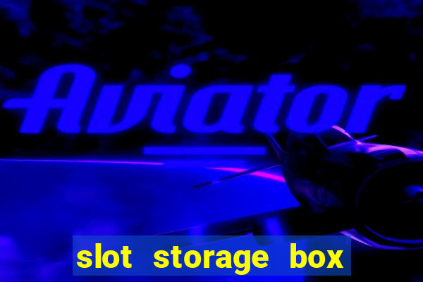 slot storage box for car