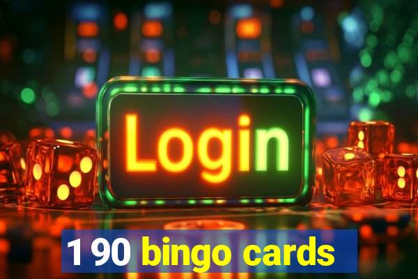 1 90 bingo cards