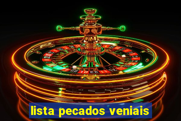 lista pecados veniais