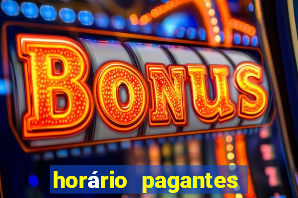 horário pagantes do fortune tiger