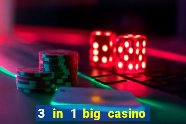 3 in 1 big casino game set