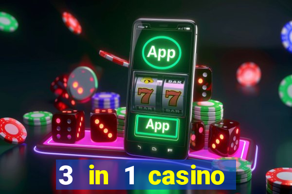 3 in 1 casino game set