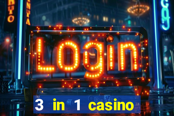 3 in 1 casino game set