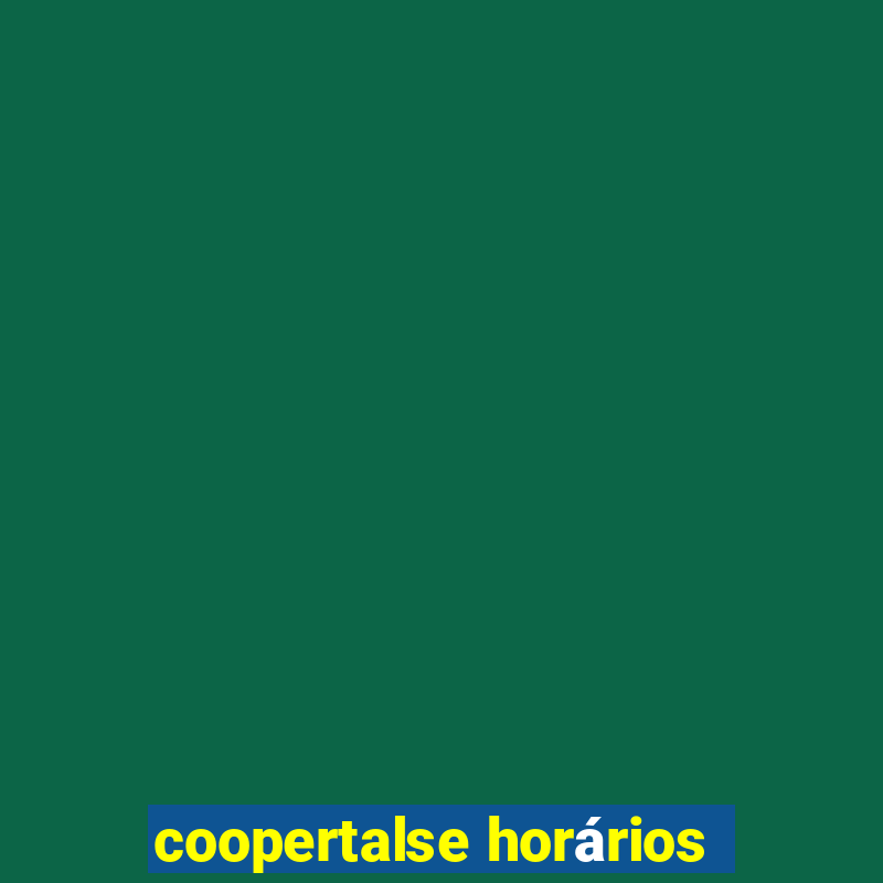 coopertalse horários